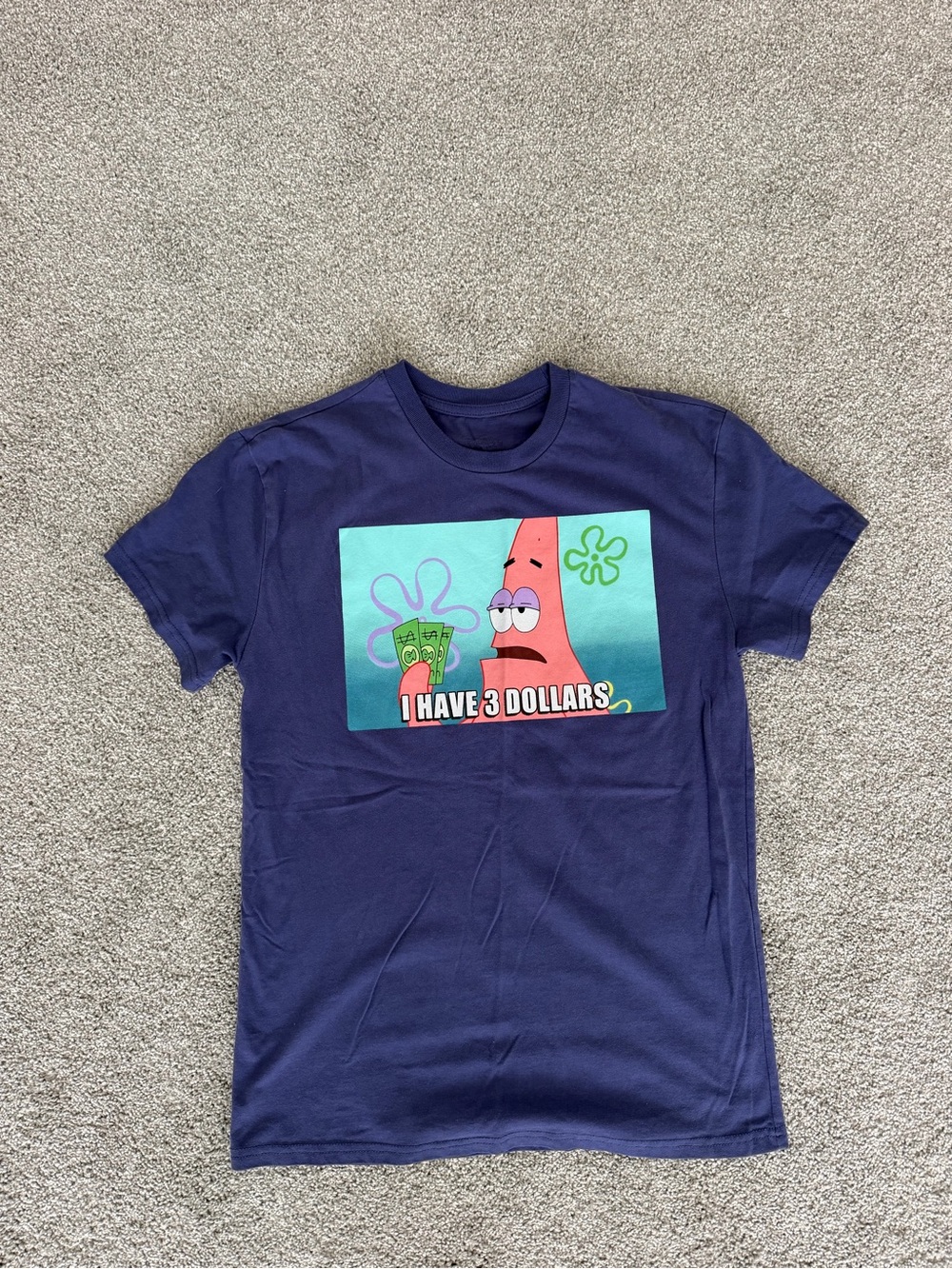 Purple Patrick Star Graphic Tee